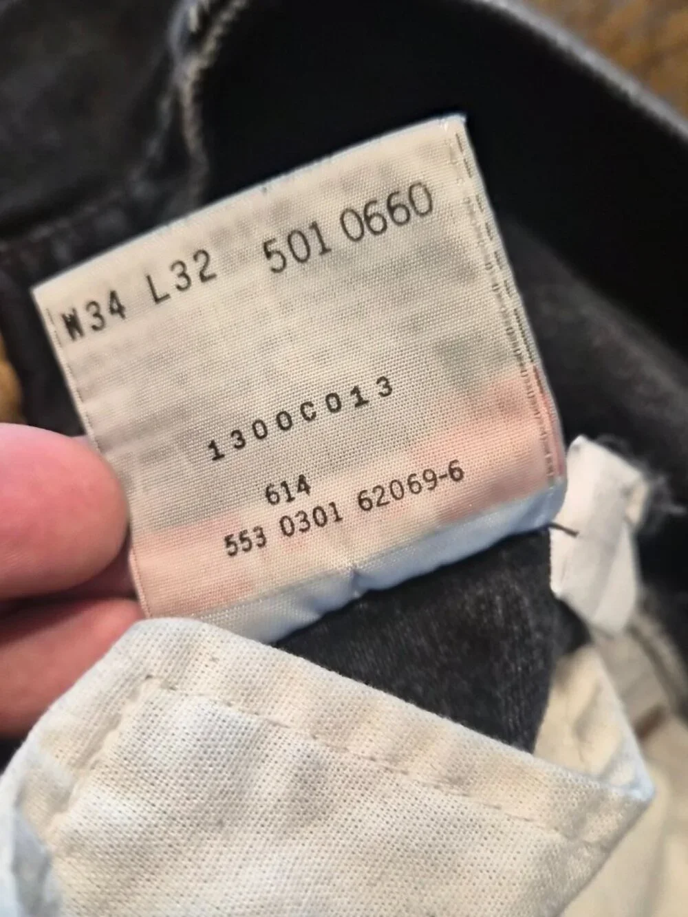 VTG Levis Jeans Mens 34X32 Fits 32x32 501XX Shrink To Fit Fade Made in USA G713